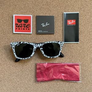 Ray-Ban Limited Edition Rare Prints Comics Wayfarer Sunglasses